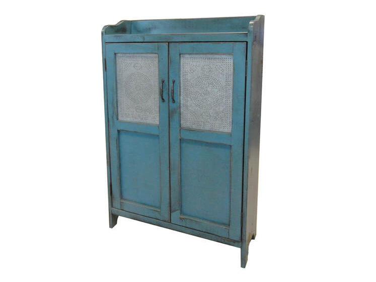 Punched Tin Cupboard #357